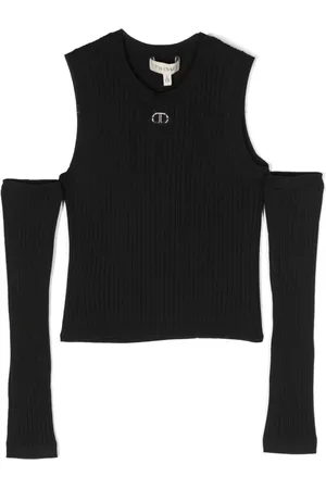 Twin-Set Off-shoulder knitted top