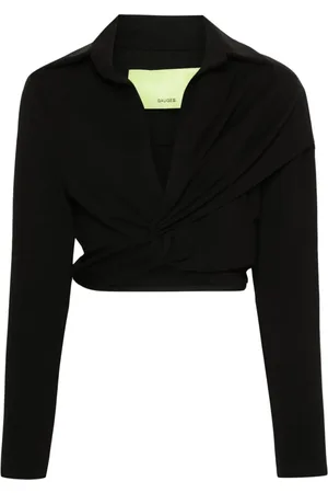 GAUGE81 Vallera cropped shirt