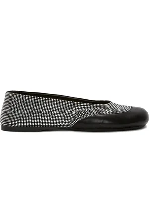 J.W.Anderson Crystal-embellished ballerina flats