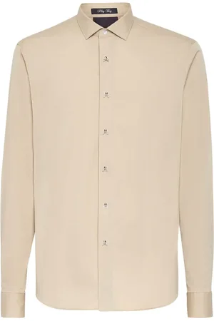 Philipp Plein Logo-charm long-sleeve shirt