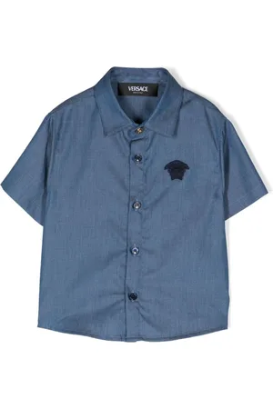 VERSACE Medusa Head embroidered shirt