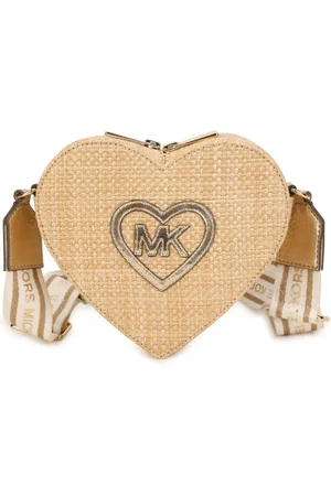 Michael Kors Logo-patch woven shoulder bag