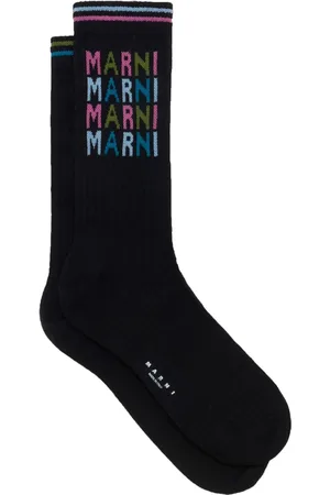 Marni Logo-intarsia ankle socks