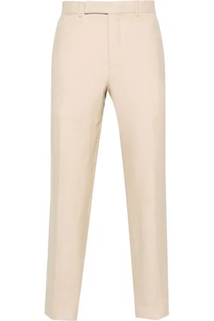 Ermenegildo Zegna Mélange interlock-twill trousers