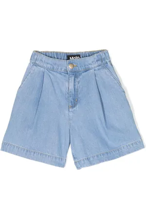 Molo Amari elasticated-waistband denim shorts