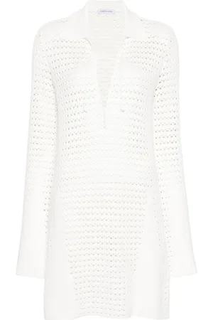 RAQUEL DINIZ Open-knit mini dress