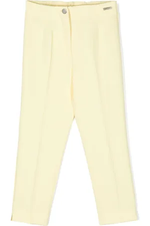 MONNALISA Straight leg crepe trousers