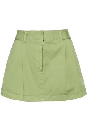 Stella McCartney Bubble pleat-detailed cotton skirt