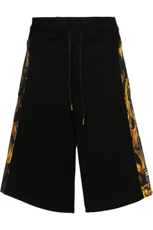 VERSACE Watercolour Couture-print track shorts