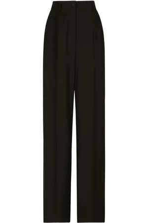 Dolce & Gabbana Pressed-crease palazzo pants