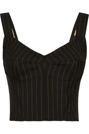 Dolce & Gabbana Pinstriped bustier top