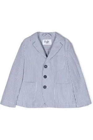 Il gufo Single-breasted striped blazer