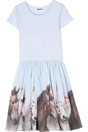 Molo Cissa floral-print flared dress