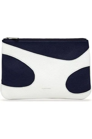 Salvatore Ferragamo Cut-out leather phone pouch