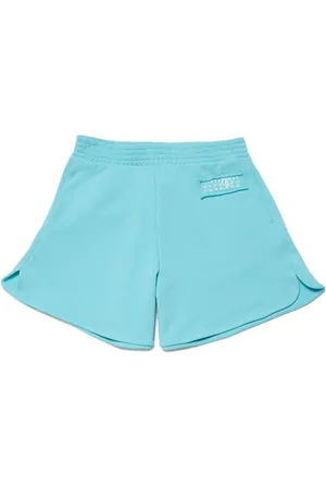 Maison Margiela Signature numbers-motif cotton shorts