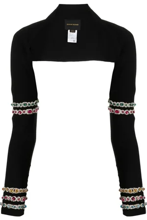 Zuhair Murad Bead-embroidered cady bolero