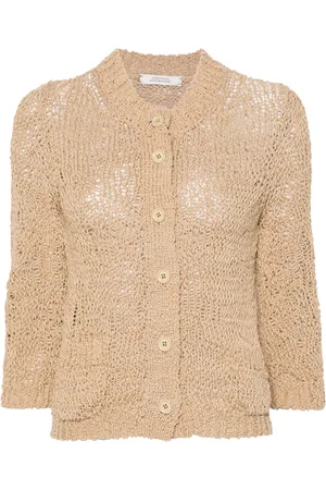 Dorothee Schumacher Open-knit cropped cotton cardigan