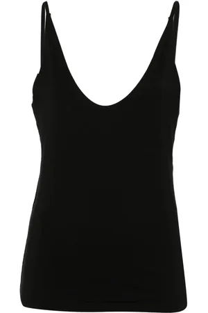THOM KROM Logo-embroidered ribbed top