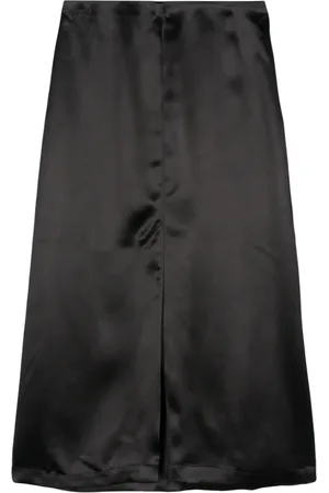 Loulou Studio Satin midi skirt