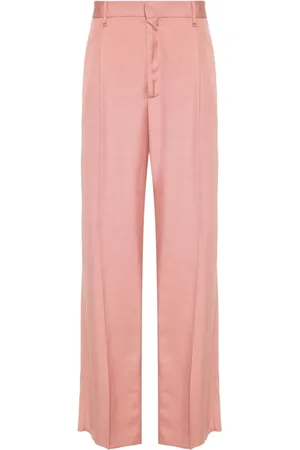 LARDINI Pleat-detail wide-leg trousers