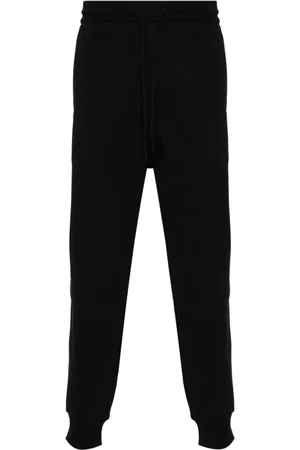 Y-3 Logo-printed jersey trousers