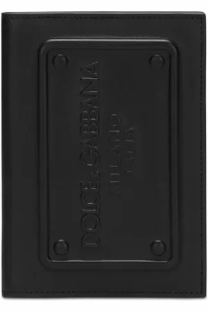 Dolce & Gabbana Logo-embossed leather wallet