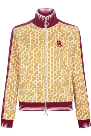 Paco rabanne Monogram-pattern zip-up jacket