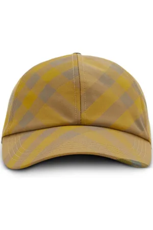 Burberry Check-pattern cotton cap