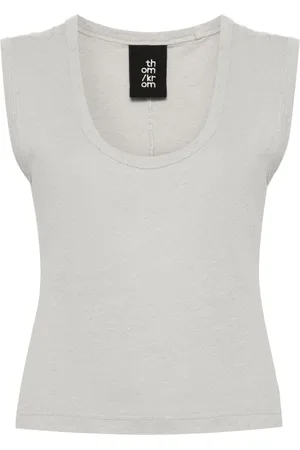 THOM KROM Riibed mélange top