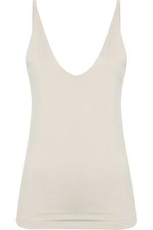 THOM KROM Logo-embroidered ribbed top