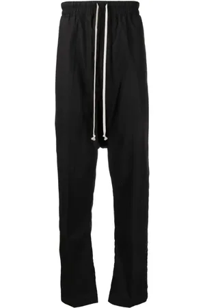 Rick Owens Drawstring cotton track pants