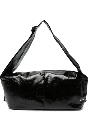 SUNNEI Crinkled-leather shoulder bag