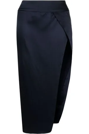 Michelle Mason Silk wrap skirt