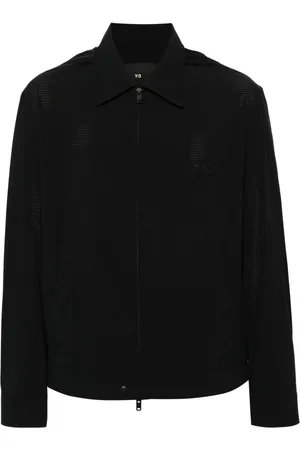 Y-3 Logo-printed panelled jacket