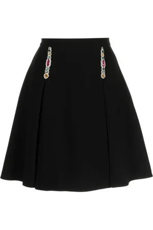 Zuhair Murad Crystal-embellished cady miniskirt
