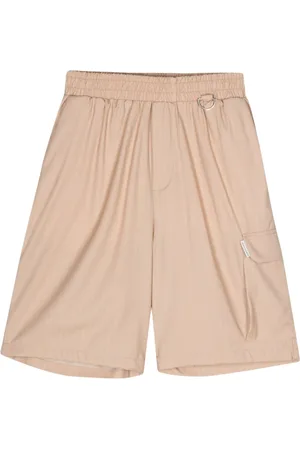 Family First Striped twill shorts