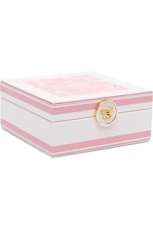 VERSACE Barocco-print jewellery box (15cm x 15cm)
