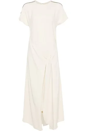 Victoria Beckham Sash-detail maxi dress