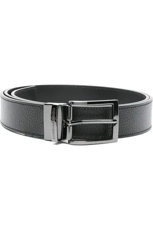 Emporio Armani Grained leather belt