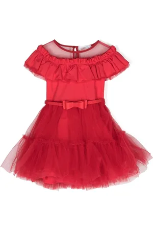 MONNALISA Belted layered dress