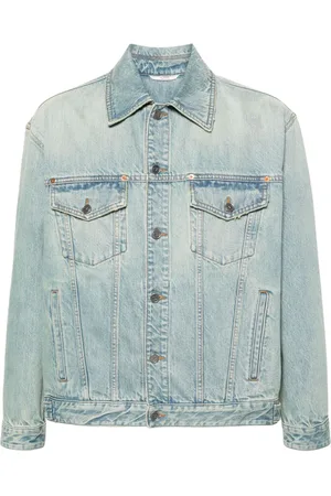VALENTINO GARAVANI Logo-embossed denim jacket
