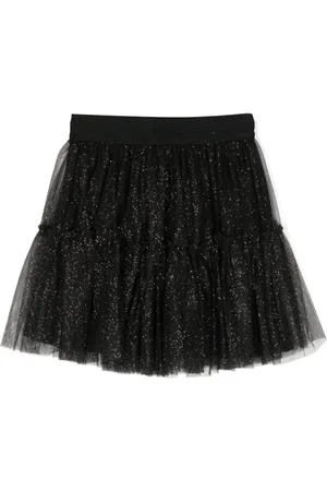 Msgm Glitter tulle skirt