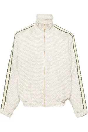 Drôle de Monsieur Zip-up bouclé bomber jacket