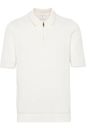 ELEVENTY Short-sleeve knitted polo shirt