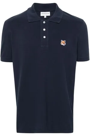 Maison Kitsuné Fox-patch piqué polo shirt