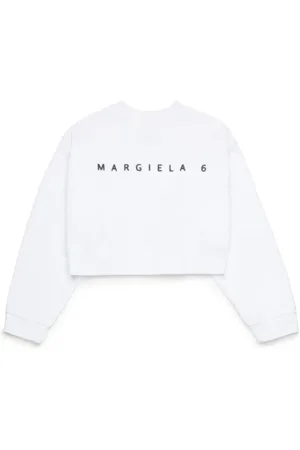Maison Margiela Pixel logo-print cotton sweatshirt