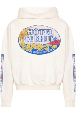 Rhude Hotel cotton hoodie
