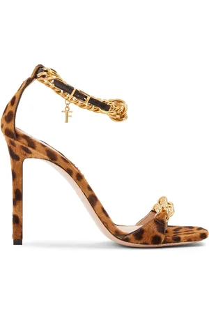 Tom Ford Zenith 105mm calf-hair sandals