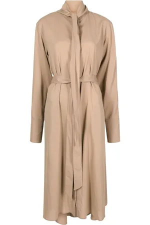 Peter Do Belted-waist button-down dress