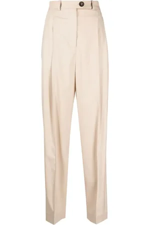 Peter Do Pleat-detailing button-fastening tapered trousers